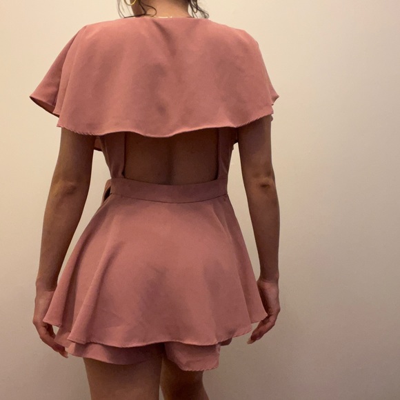 Rose Mini Wrap Skort Dress - Picture 3 of 5